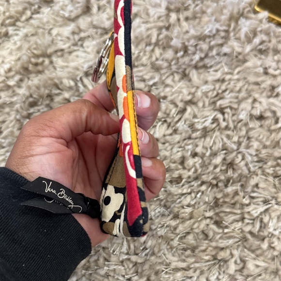 Vera Bradley Black and Gold Keychain - Picture 6 of 6